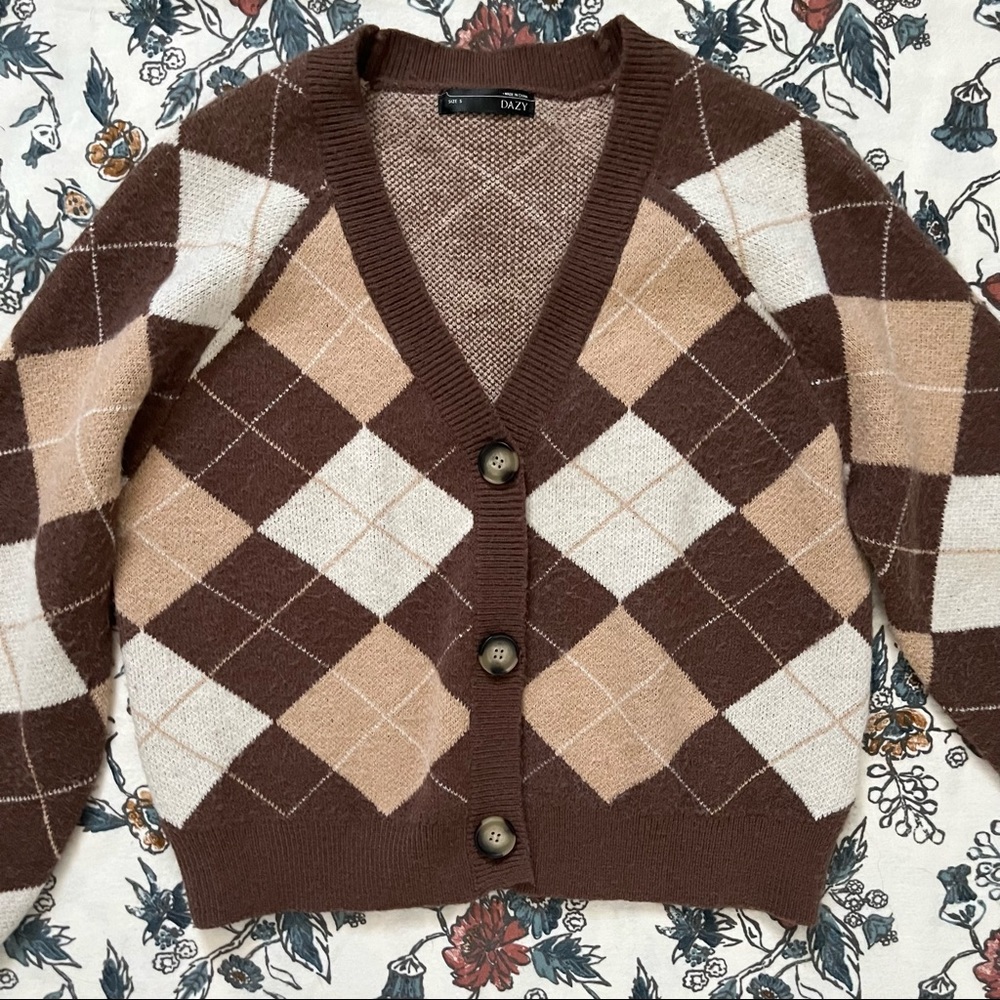Argyle Cardigan